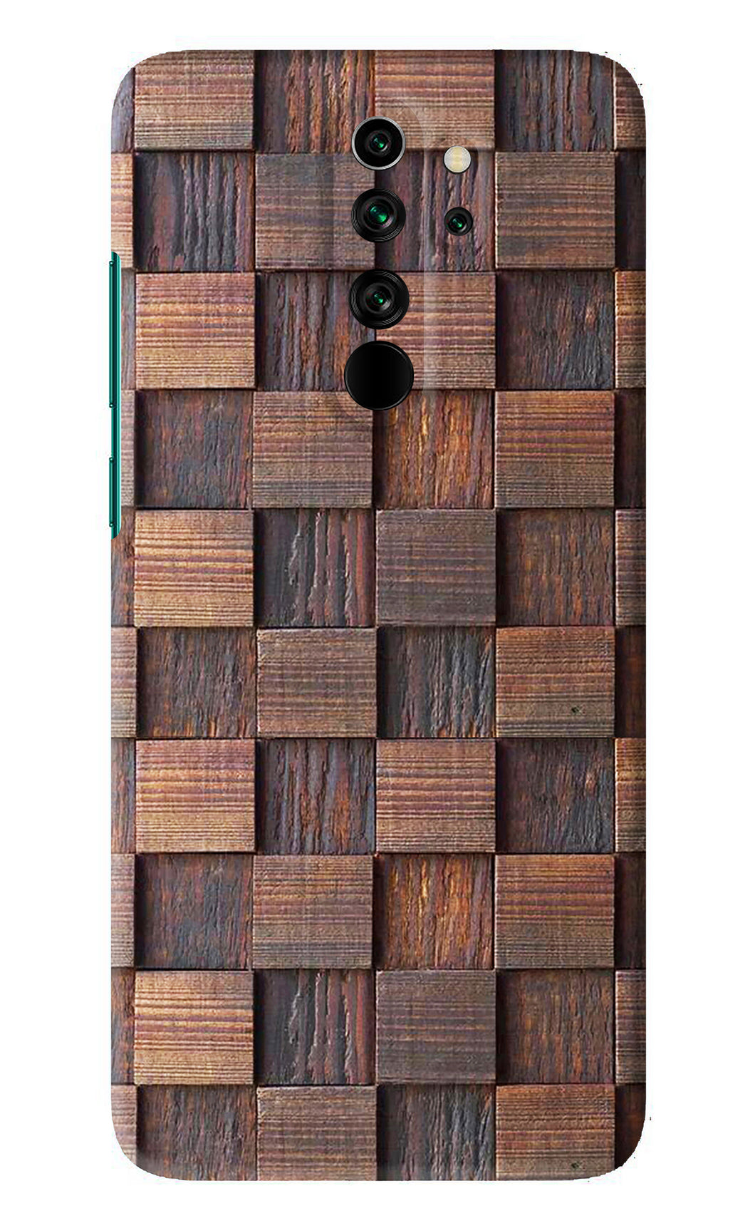 Wooden Cube Design Xiaomi Redmi Note 8 Pro Back Skin Wrap
