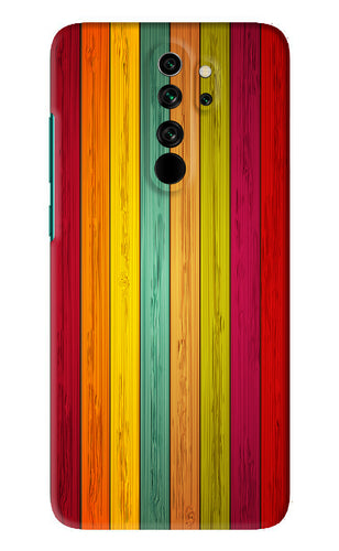 Multicolor Wooden Xiaomi Redmi Note 8 Pro Back Skin Wrap
