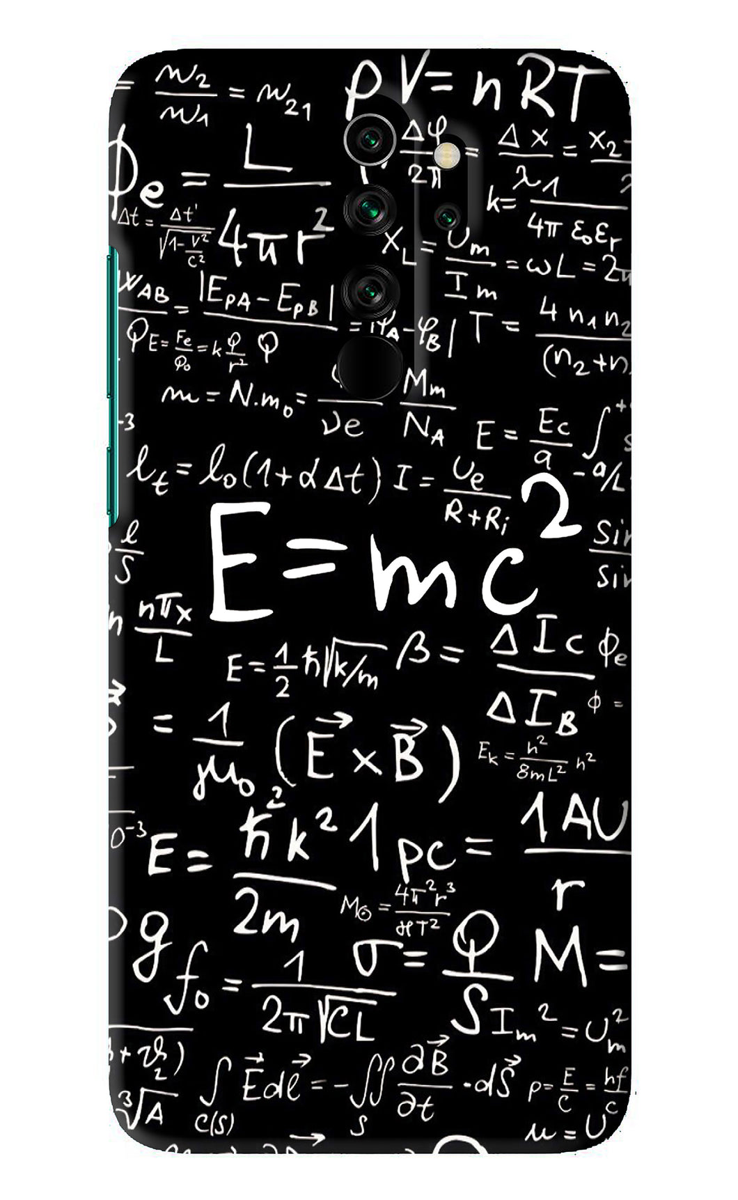 Physics Albert Einstein Formula Xiaomi Redmi Note 8 Pro Back Skin Wrap
