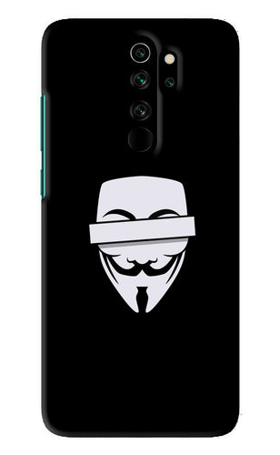 Anonymous Face Xiaomi Redmi Note 8 Pro Back Skin Wrap