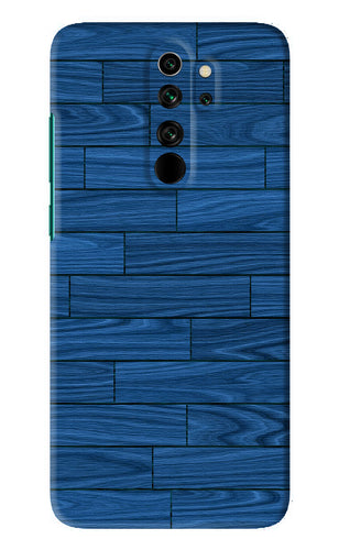 Blue Wooden Texture Xiaomi Redmi Note 8 Pro Back Skin Wrap