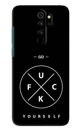Go Fuck Yourself Xiaomi Redmi Note 8 Pro Back Skin Wrap