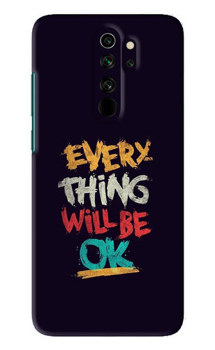 Everything Will Be Ok Xiaomi Redmi Note 8 Pro Back Skin Wrap