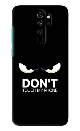 Don'T Touch My Phone Xiaomi Redmi Note 8 Pro Back Skin Wrap