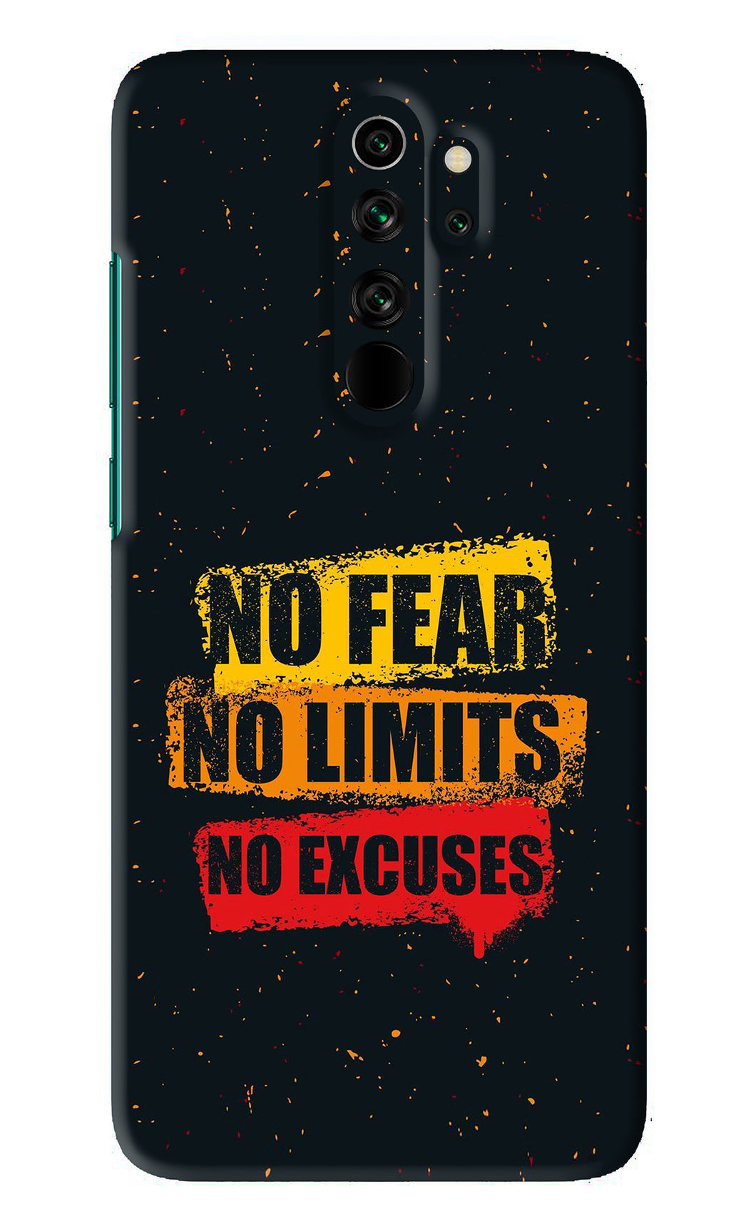 No Fear No Limits No Excuses Xiaomi Redmi Note 8 Pro Back Skin Wrap