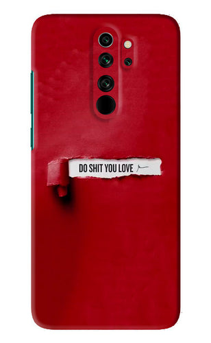 Do Shit You Love Xiaomi Redmi Note 8 Pro Back Skin Wrap