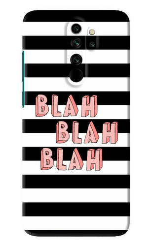 Blah Blah Blah Xiaomi Redmi Note 8 Pro Back Skin Wrap