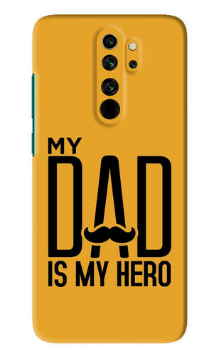 My Dad Is My Hero Xiaomi Redmi Note 8 Pro Back Skin Wrap