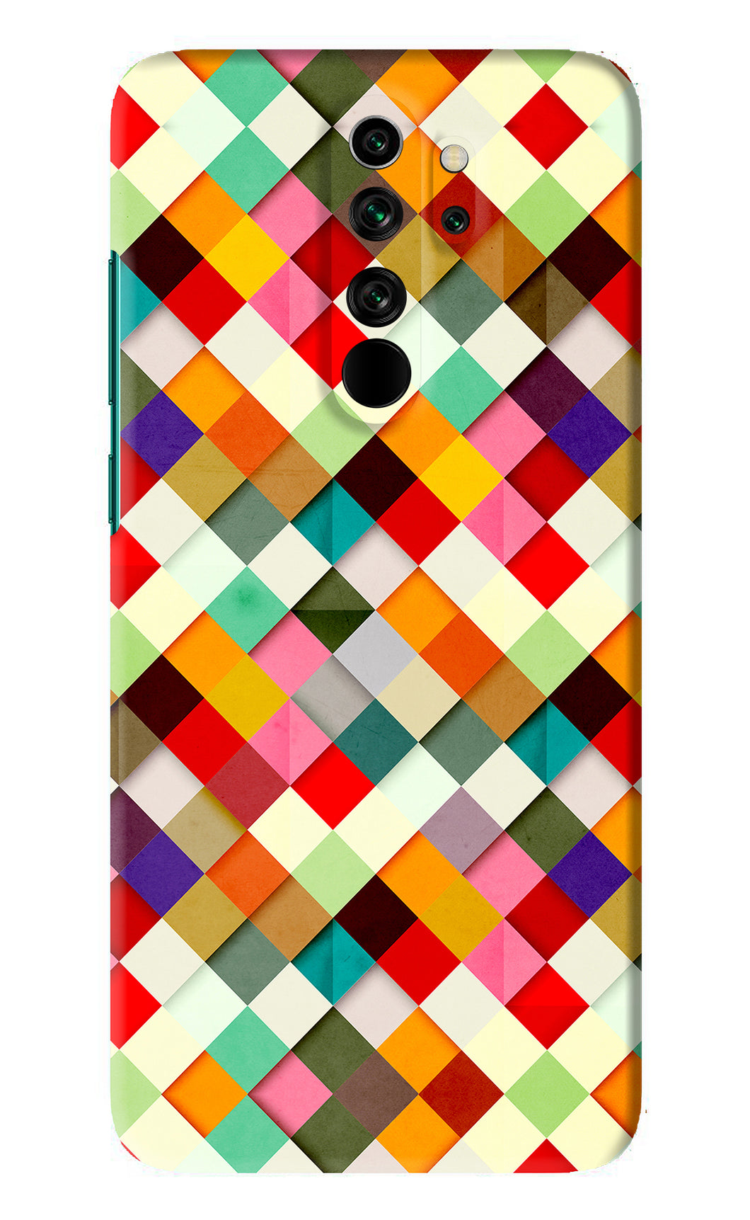 Geometric Abstract Colorful Xiaomi Redmi Note 8 Pro Back Skin Wrap