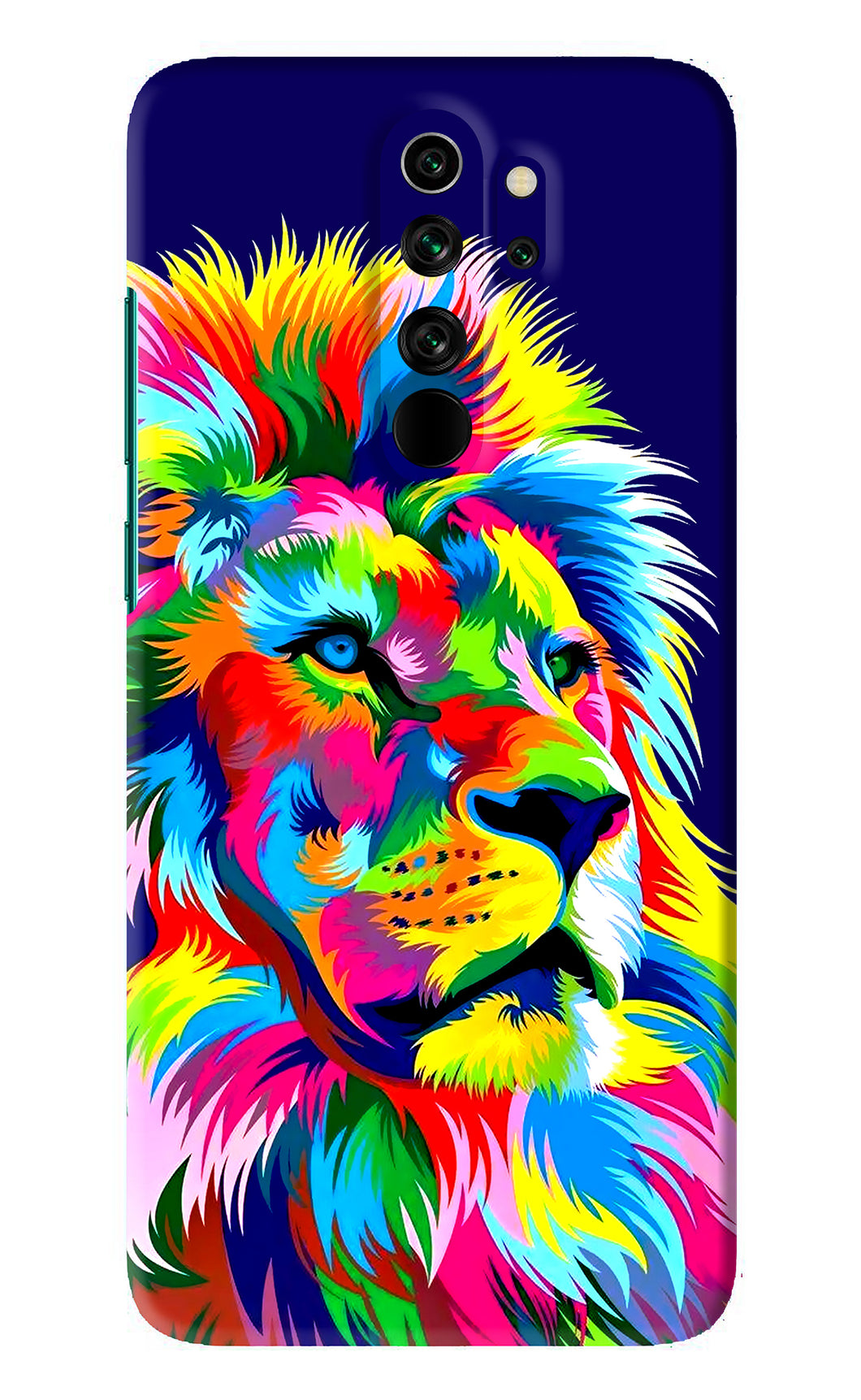 Vector Art Lion Xiaomi Redmi Note 8 Pro Back Skin Wrap