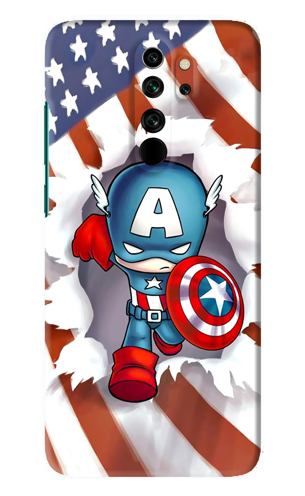 Captain America Xiaomi Redmi Note 8 Pro Back Skin Wrap