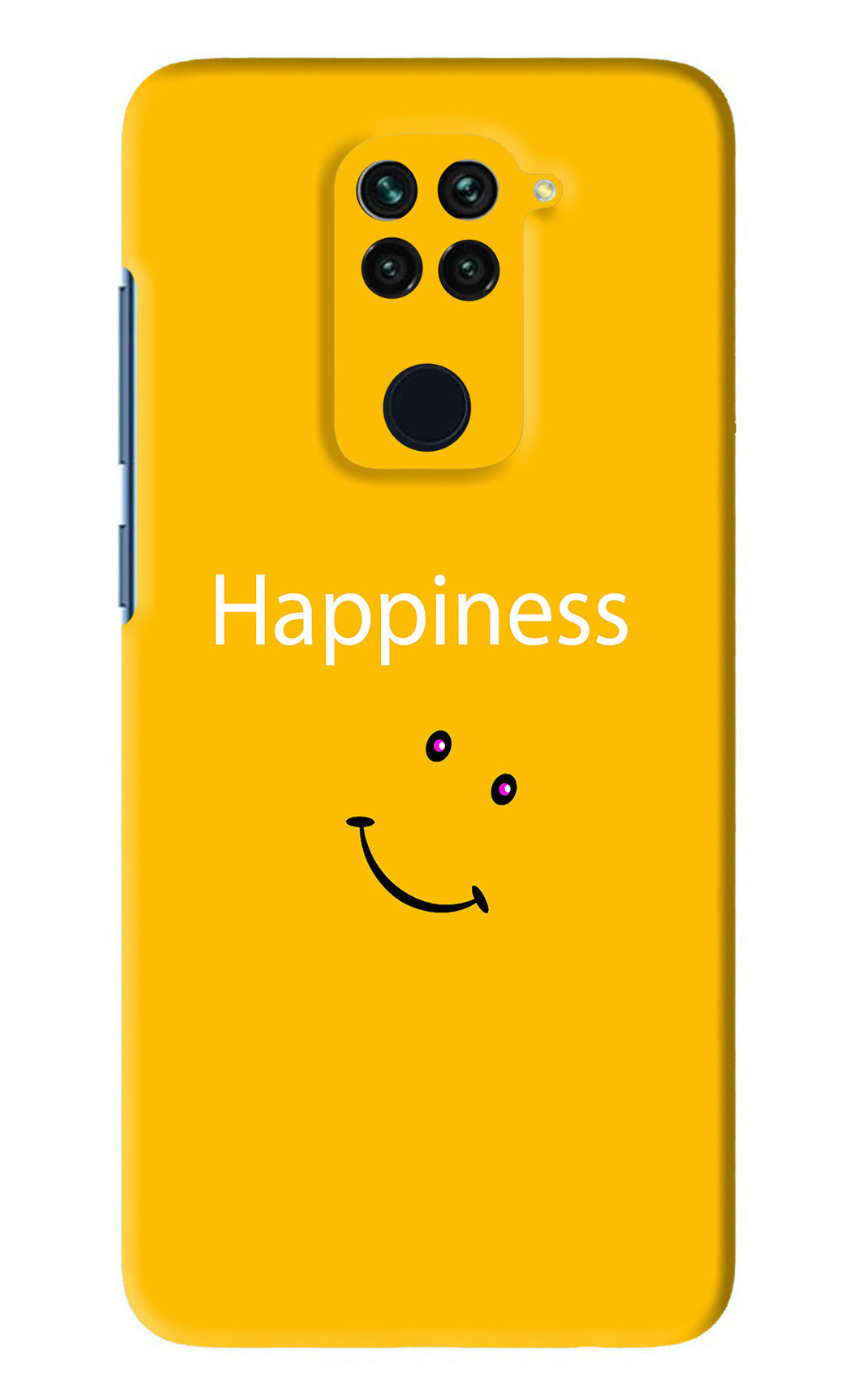 Happiness With Smiley Xiaomi Redmi Note 9 Back Skin Wrap