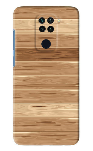 Wooden Vector Xiaomi Redmi Note 9 Back Skin Wrap