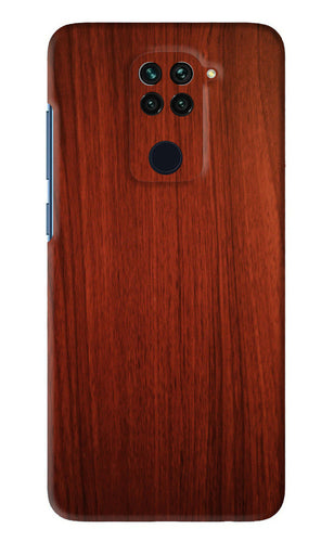 Wooden Plain Pattern Xiaomi Redmi Note 9 Back Skin Wrap