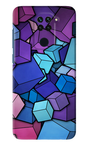 Cubic Abstract Xiaomi Redmi Note 9 Back Skin Wrap