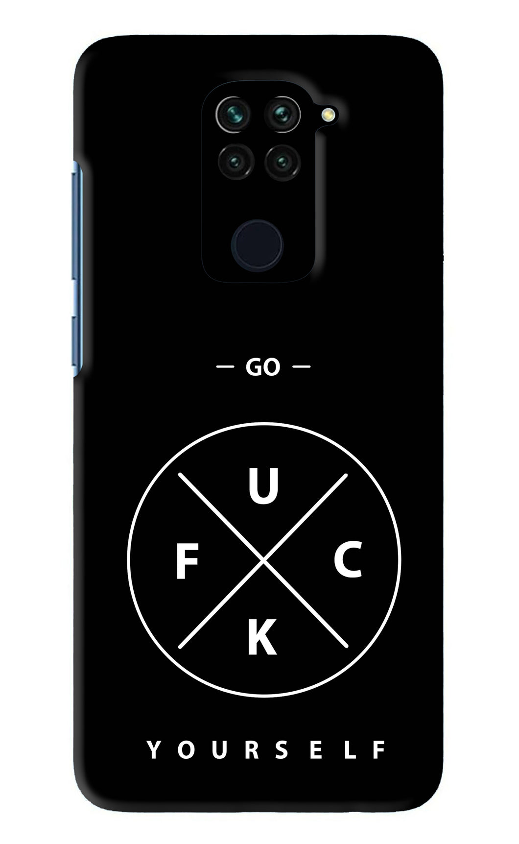 Go Fuck Yourself Xiaomi Redmi Note 9 Back Skin Wrap