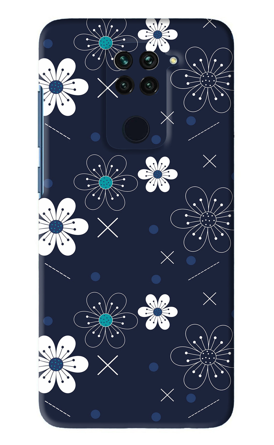 Flowers 4 Xiaomi Redmi Note 9 Back Skin Wrap