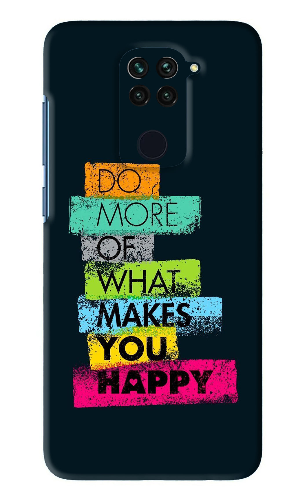 Do More Of What Makes You Happy Xiaomi Redmi Note 9 Back Skin Wrap