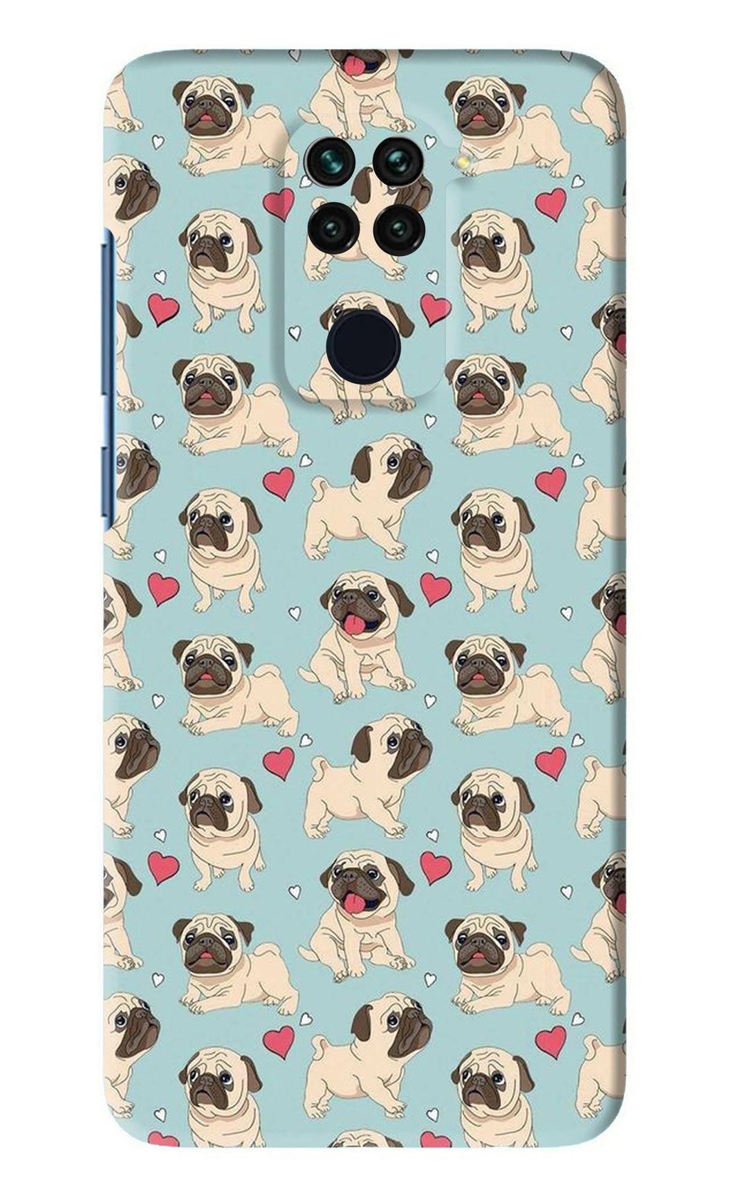 Pug Dog Xiaomi Redmi Note 9 Back Skin Wrap