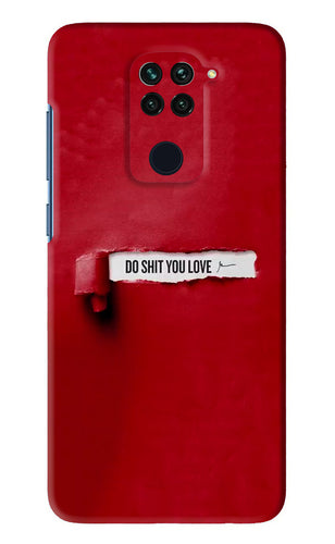 Do Shit You Love Xiaomi Redmi Note 9 Back Skin Wrap