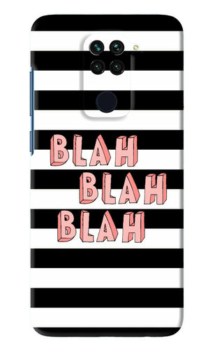 Blah Blah Blah Xiaomi Redmi Note 9 Back Skin Wrap