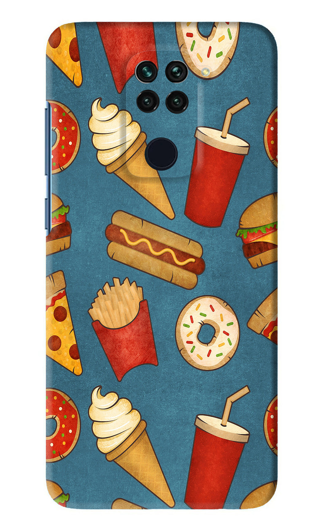 Foodie Xiaomi Redmi Note 9 Back Skin Wrap