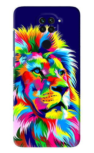 Vector Art Lion Xiaomi Redmi Note 9 Back Skin Wrap