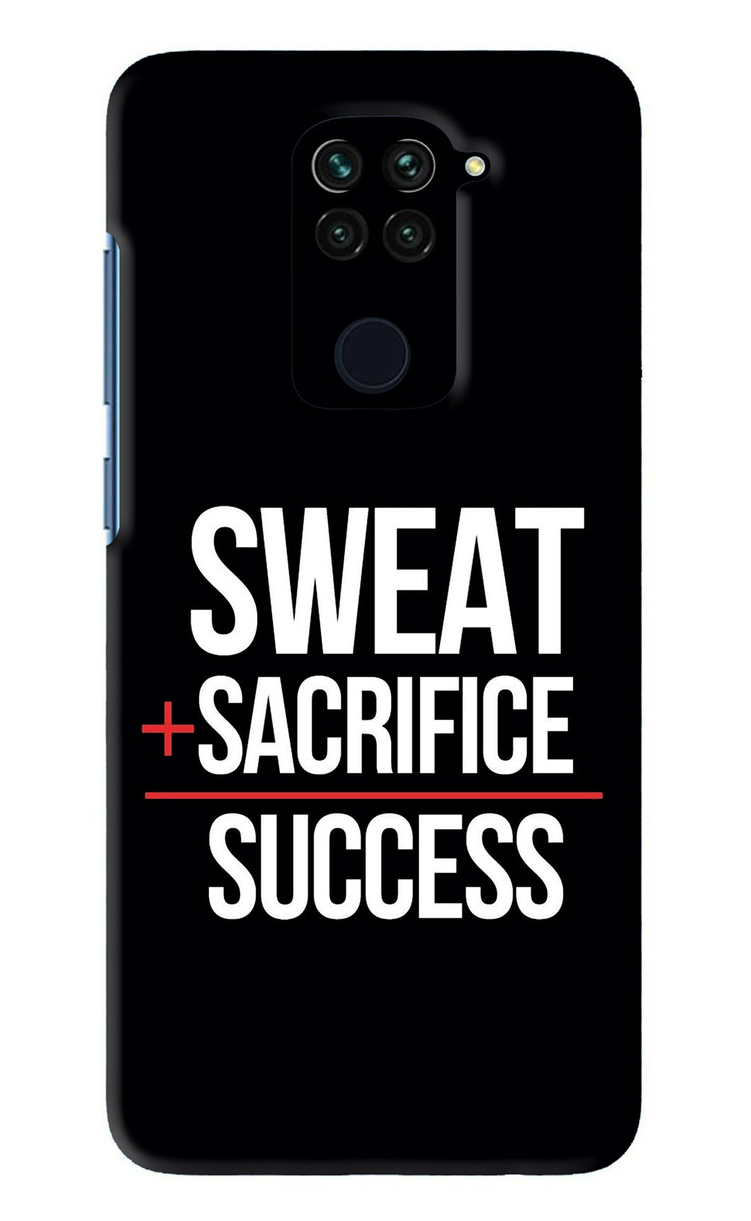 Sweat Sacrifice Success Xiaomi Redmi Note 9 Back Skin Wrap
