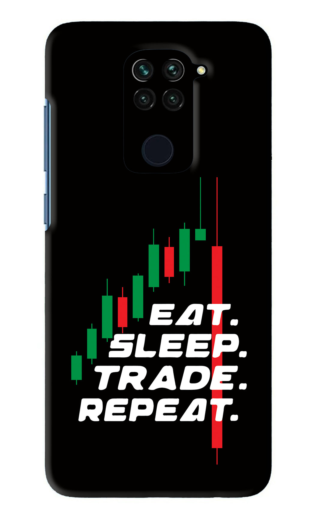 Eat Sleep Trade Repeat Xiaomi Redmi Note 9 Back Skin Wrap
