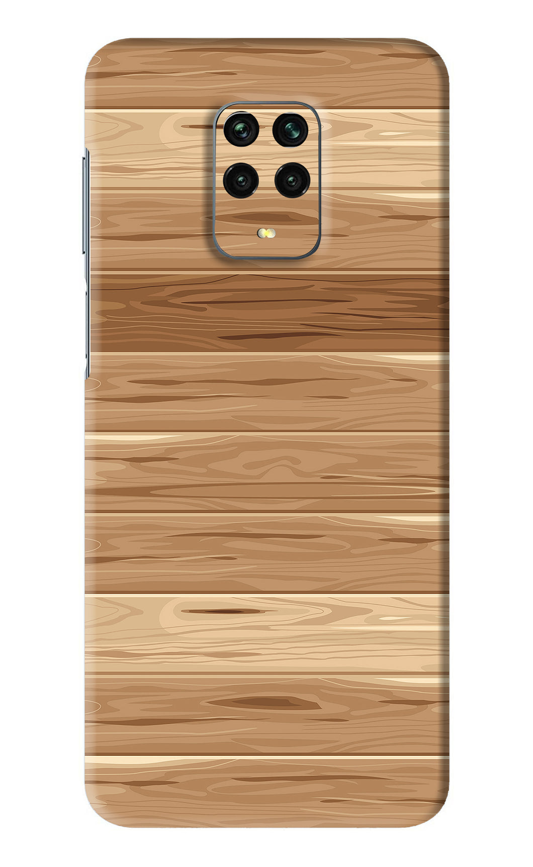 Wooden Vector Xiaomi Redmi Note 9 Pro Back Skin Wrap
