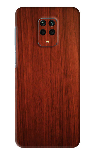 Wooden Plain Pattern Xiaomi Redmi Note 9 Pro Back Skin Wrap