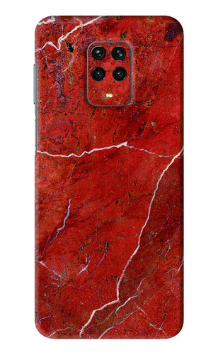 Red Marble Design Xiaomi Redmi Note 9 Pro Back Skin Wrap