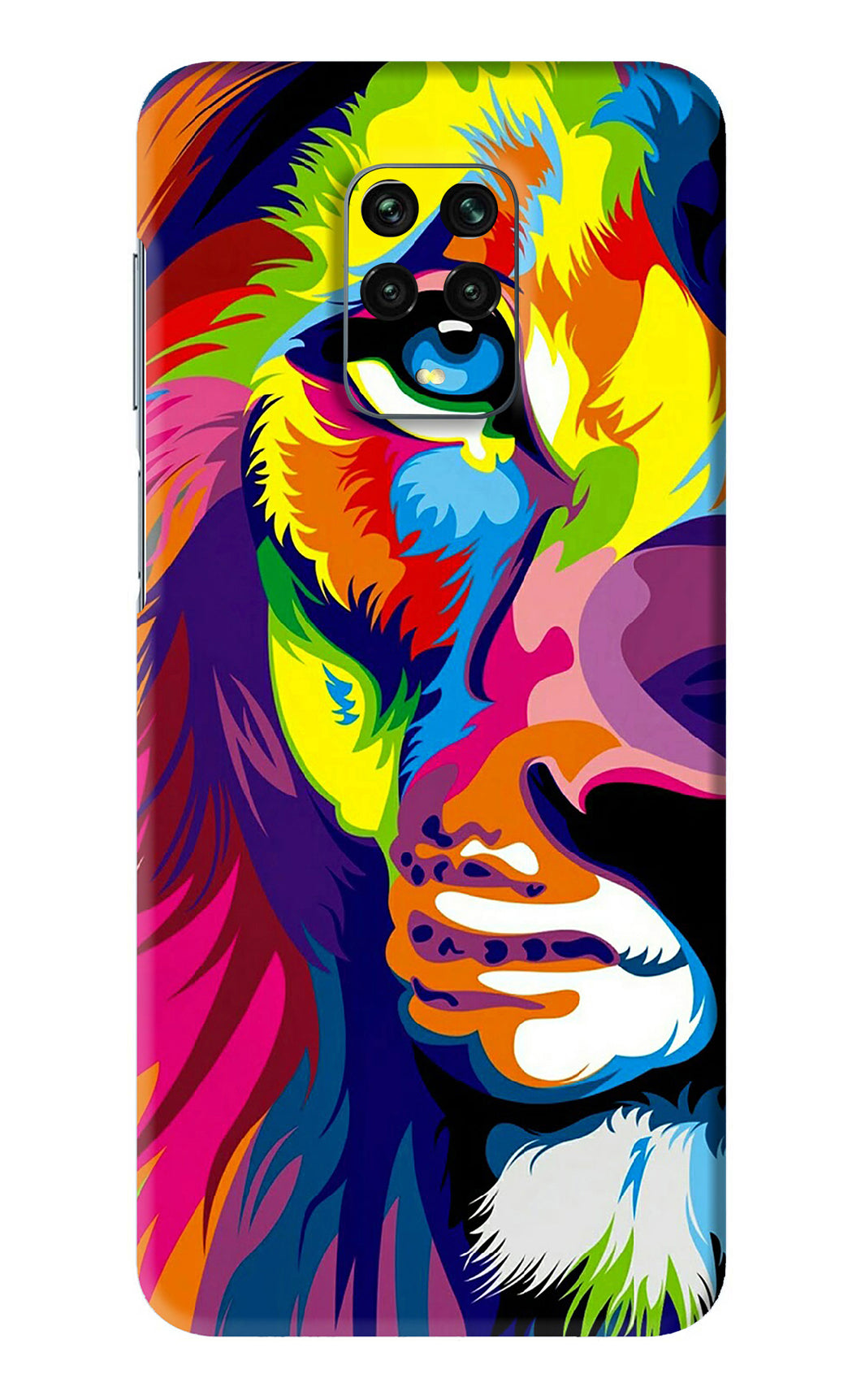 Lion Half Face Xiaomi Redmi Note 9 Pro Back Skin Wrap