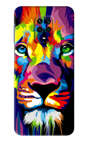 Lion Xiaomi Redmi Note 9 Pro Back Skin Wrap