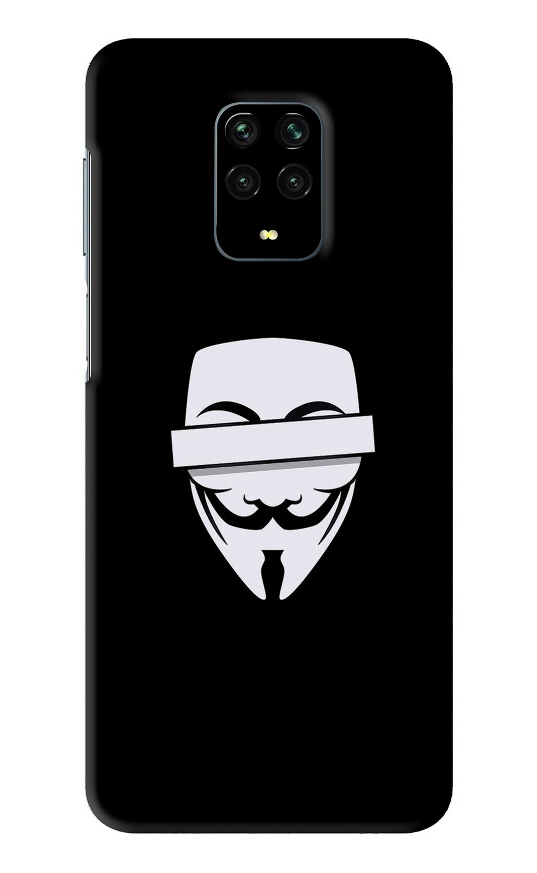 Anonymous Face Xiaomi Redmi Note 9 Pro Back Skin Wrap