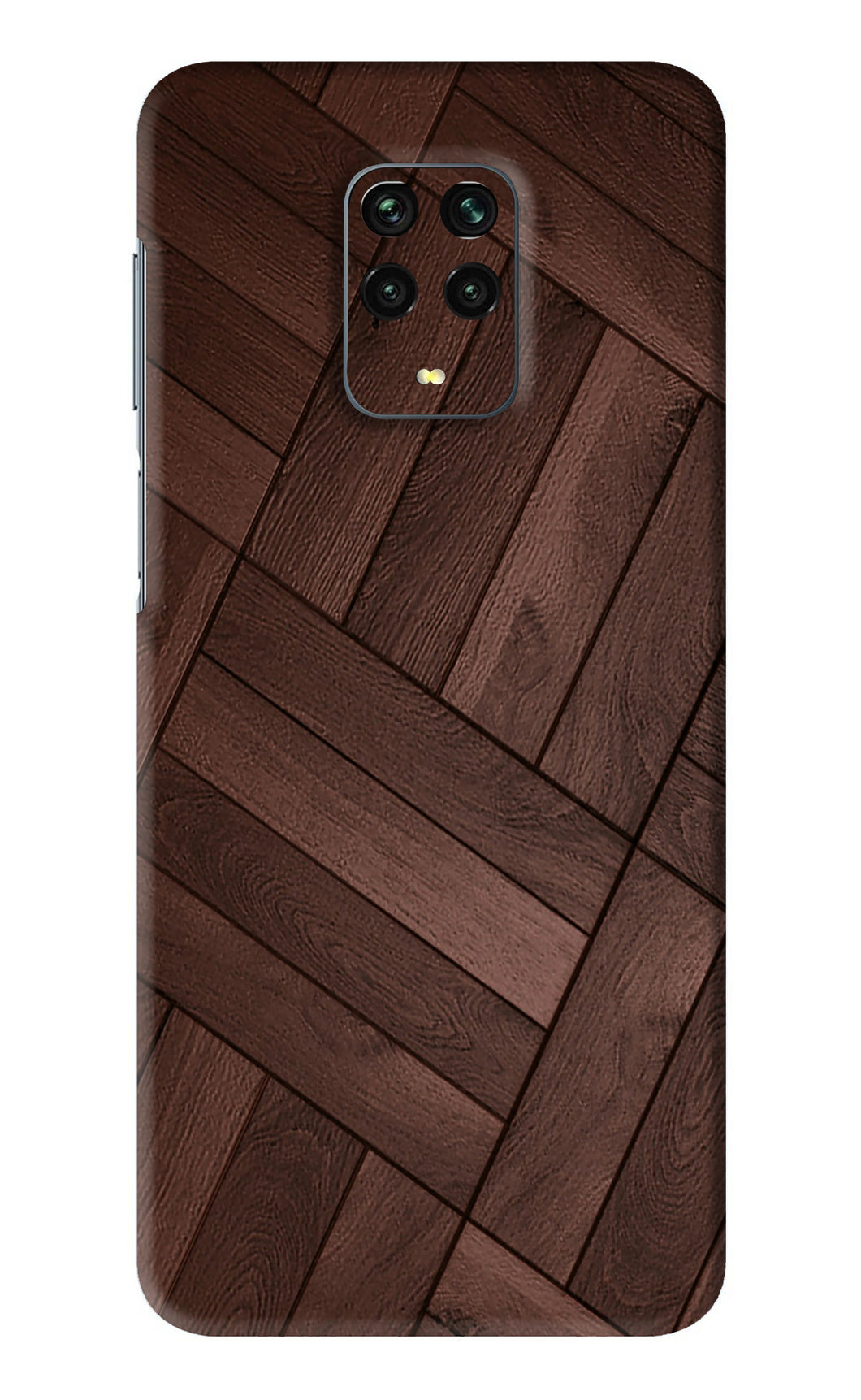 Wooden Texture Design Xiaomi Redmi Note 9 Pro Back Skin Wrap