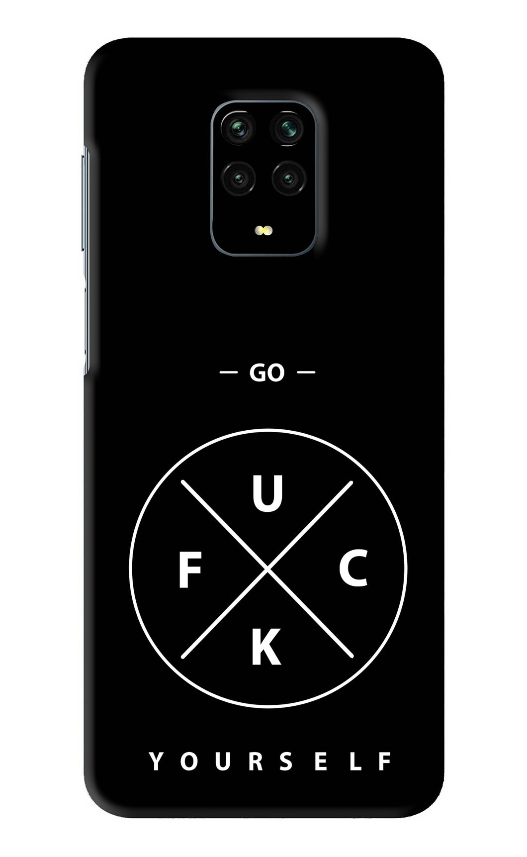 Go Fuck Yourself Xiaomi Redmi Note 9 Pro Back Skin Wrap