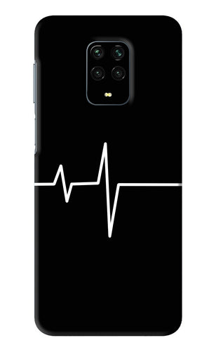 Heart Beats Xiaomi Redmi Note 9 Pro Back Skin Wrap