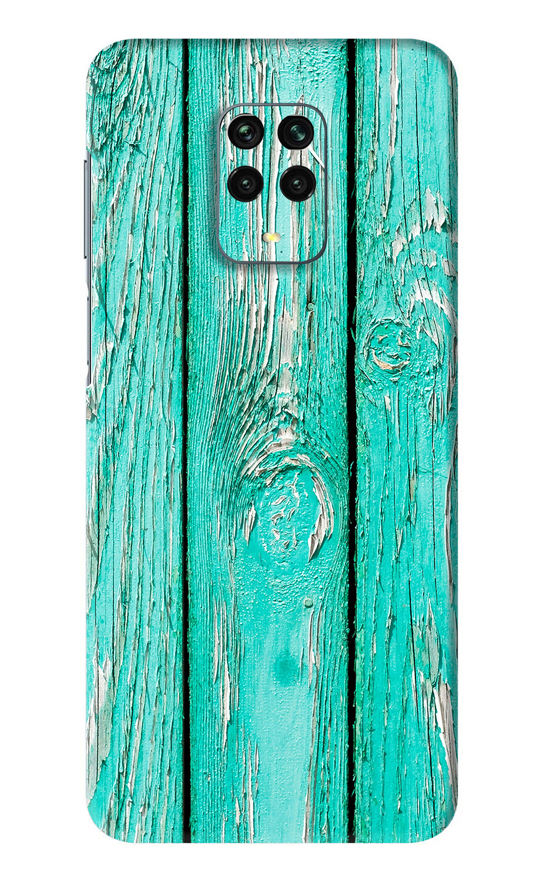 Blue Wood Xiaomi Redmi Note 9 Pro Back Skin Wrap