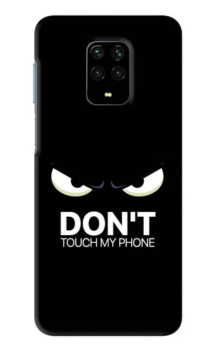 Don'T Touch My Phone Xiaomi Redmi Note 9 Pro Back Skin Wrap