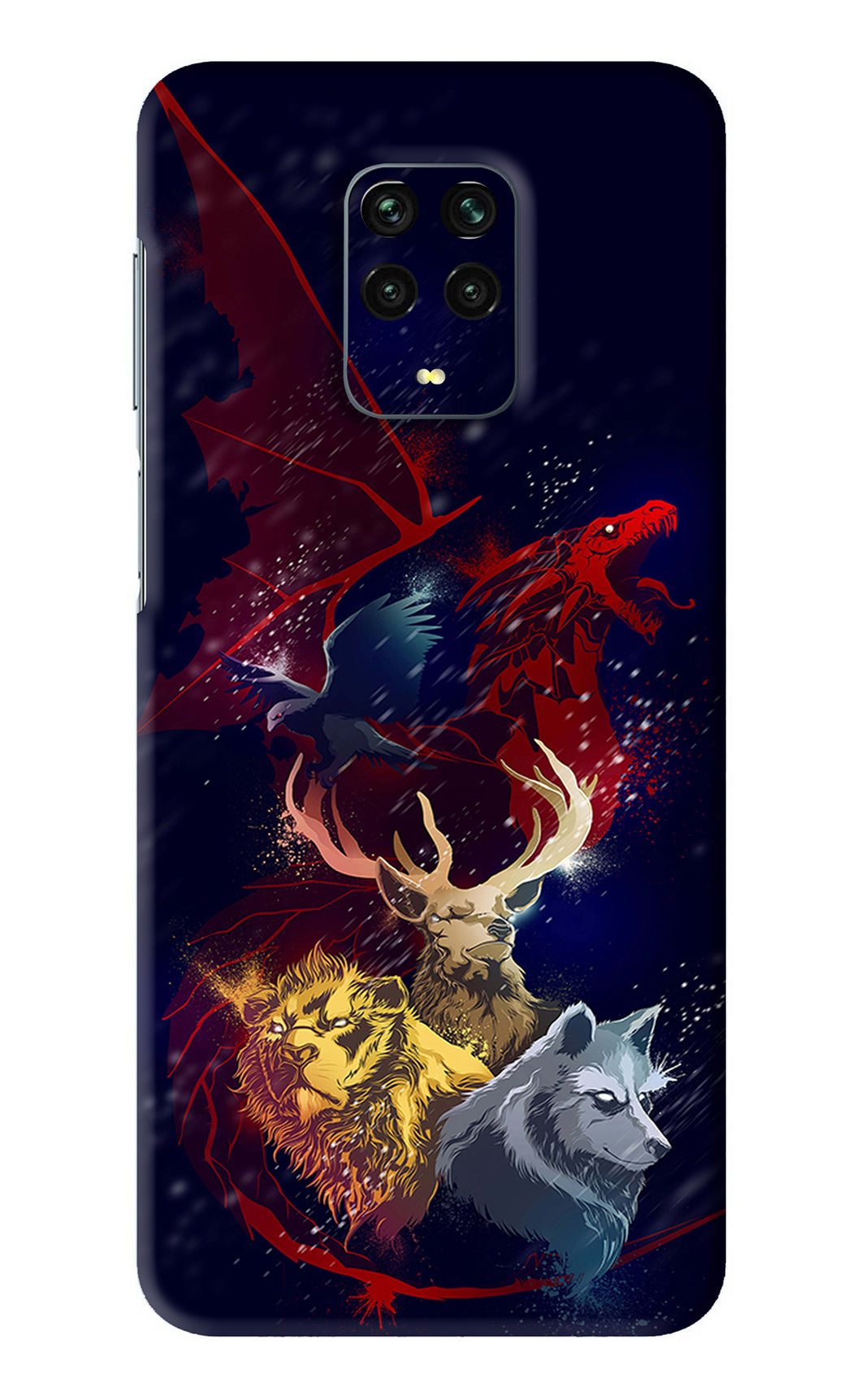 Game Of Thrones Xiaomi Redmi Note 9 Pro Back Skin Wrap