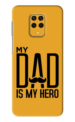 My Dad Is My Hero Xiaomi Redmi Note 9 Pro Back Skin Wrap