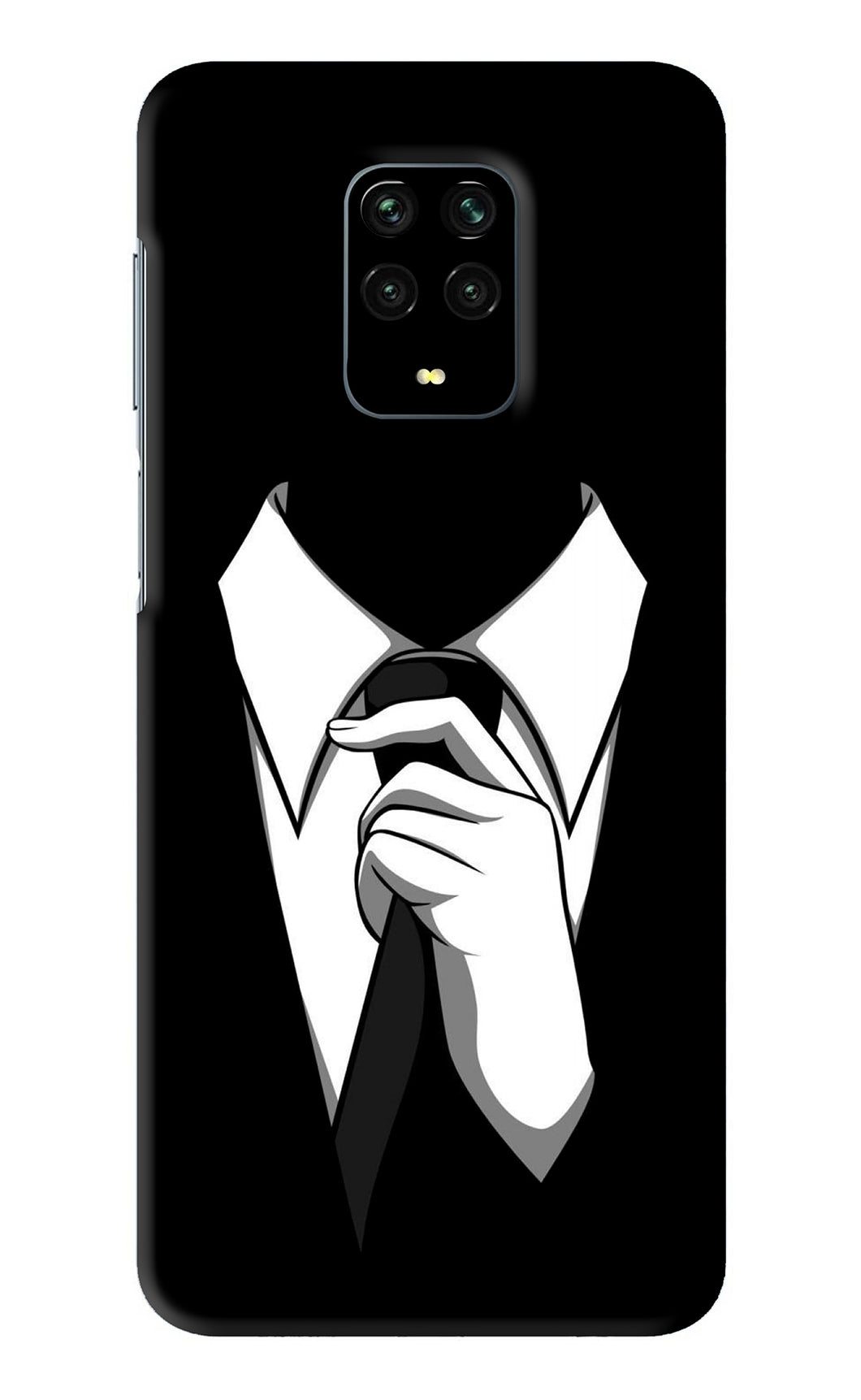 Black Tie Xiaomi Redmi Note 9 Pro Back Skin Wrap