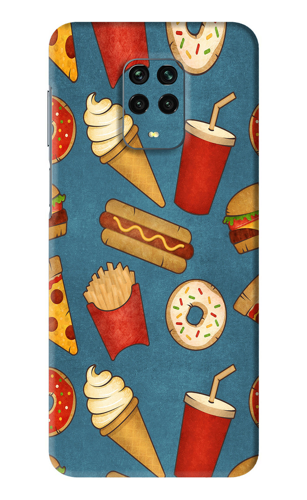 Foodie Xiaomi Redmi Note 9 Pro Back Skin Wrap