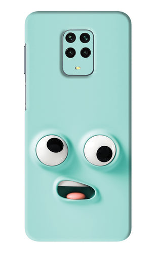 Silly Face Cartoon Xiaomi Redmi Note 9 Pro Back Skin Wrap