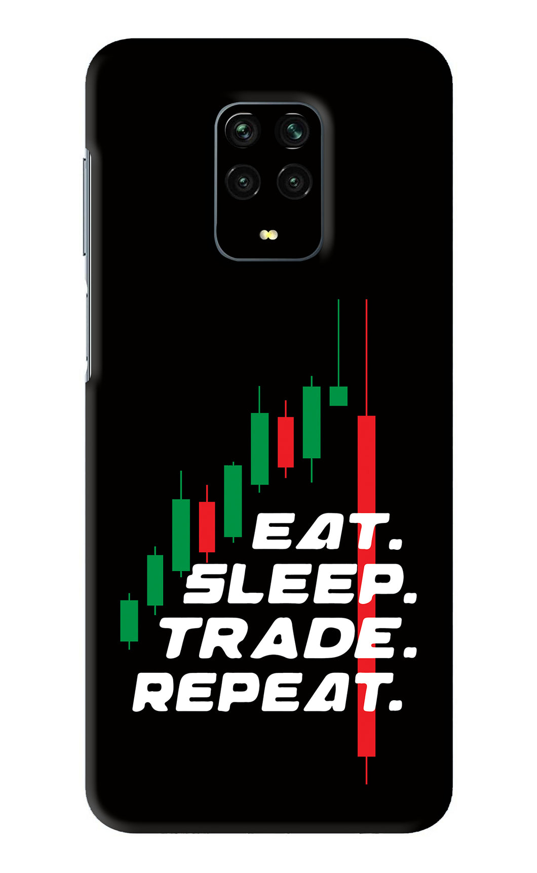 Eat Sleep Trade Repeat Xiaomi Redmi Note 9 Pro Back Skin Wrap