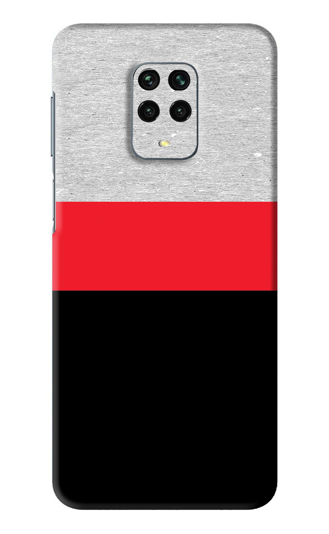 Tri Color Pattern Xiaomi Redmi Note 9 Pro Back Skin Wrap