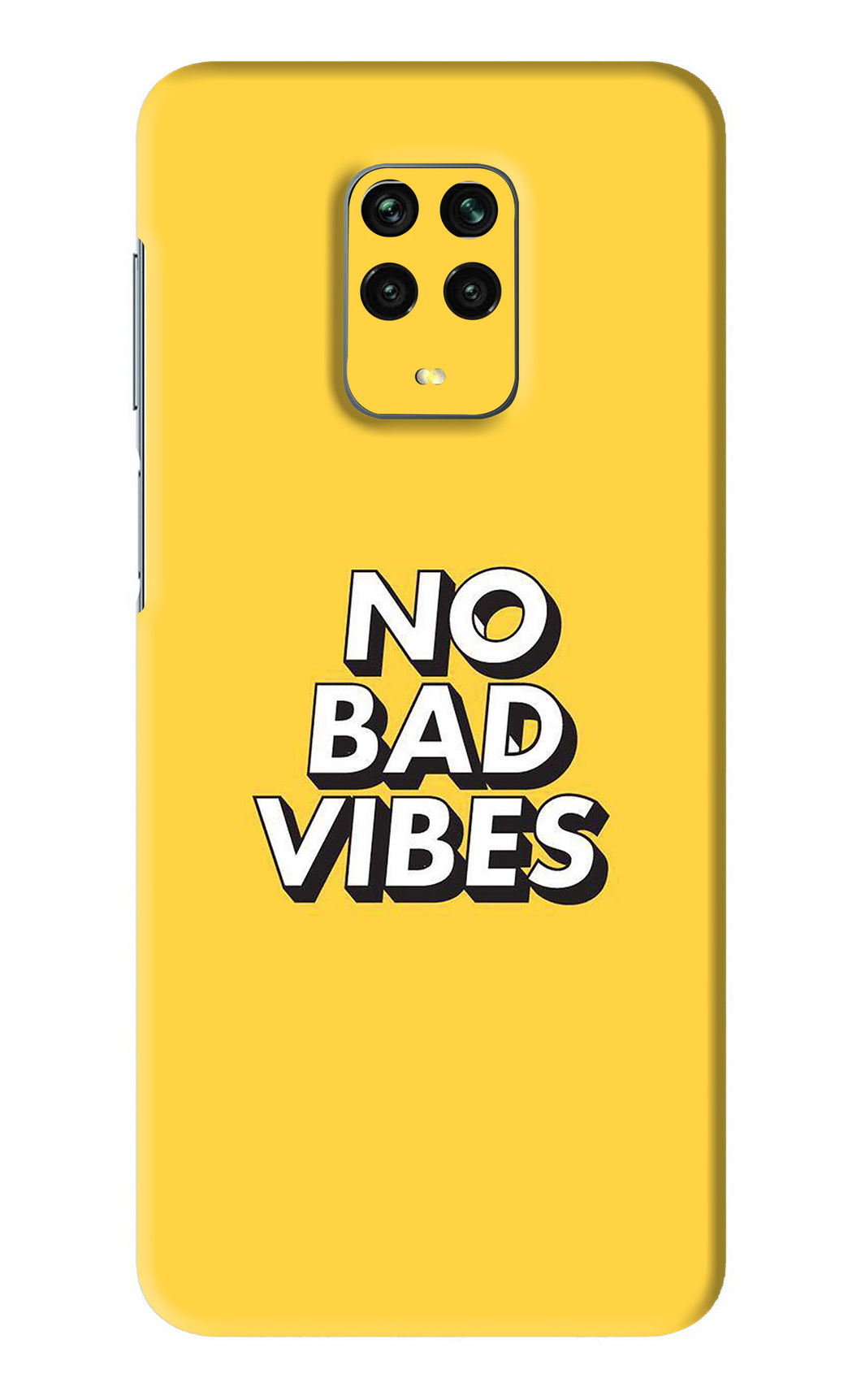 No Bad Vibes Xiaomi Redmi Note 9 Pro Max Back Skin Wrap