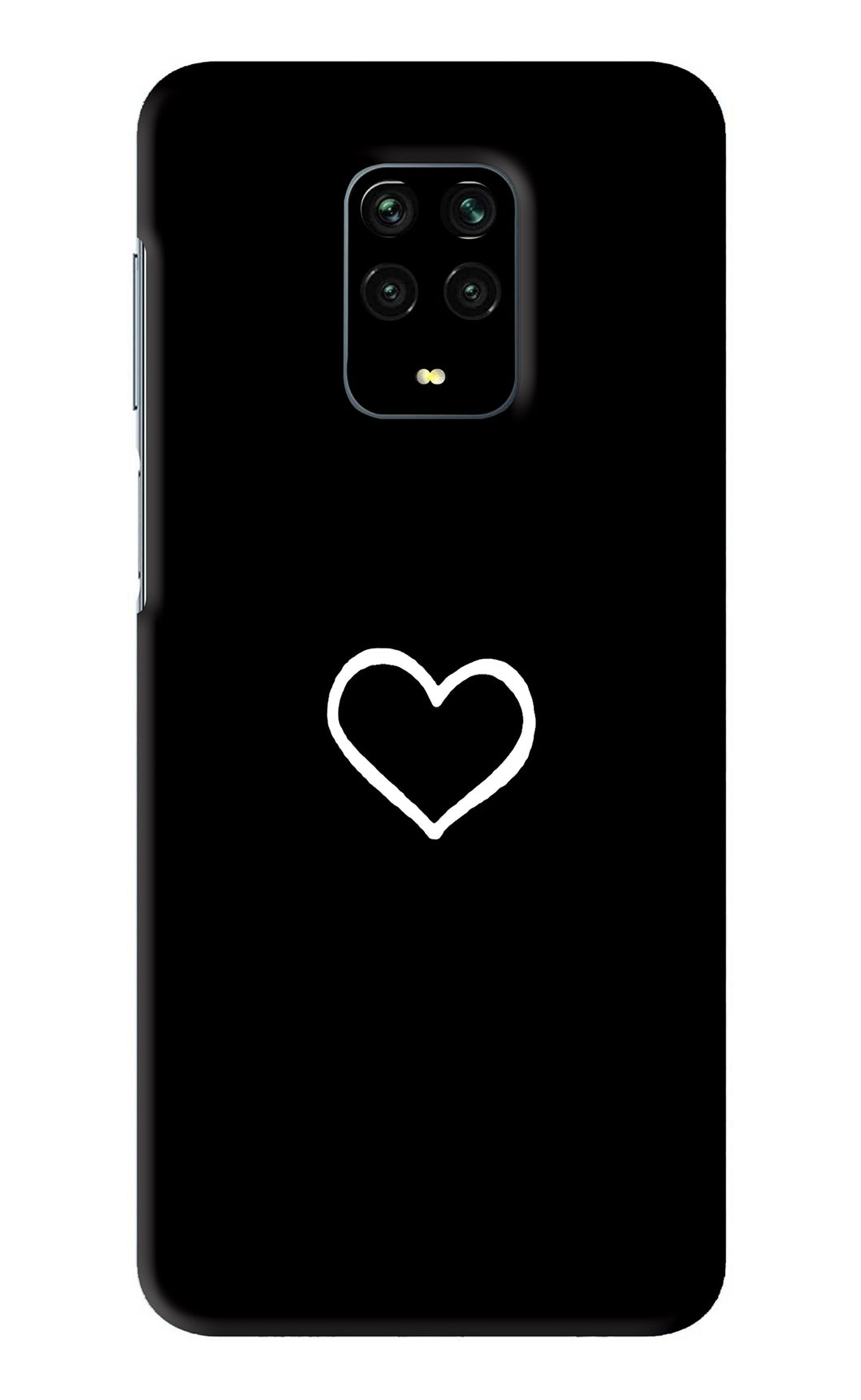 Heart Xiaomi Redmi Note 9 Pro Max Back Skin Wrap