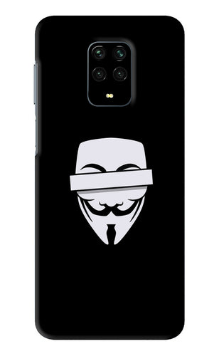 Anonymous Face Xiaomi Redmi Note 9 Pro Max Back Skin Wrap